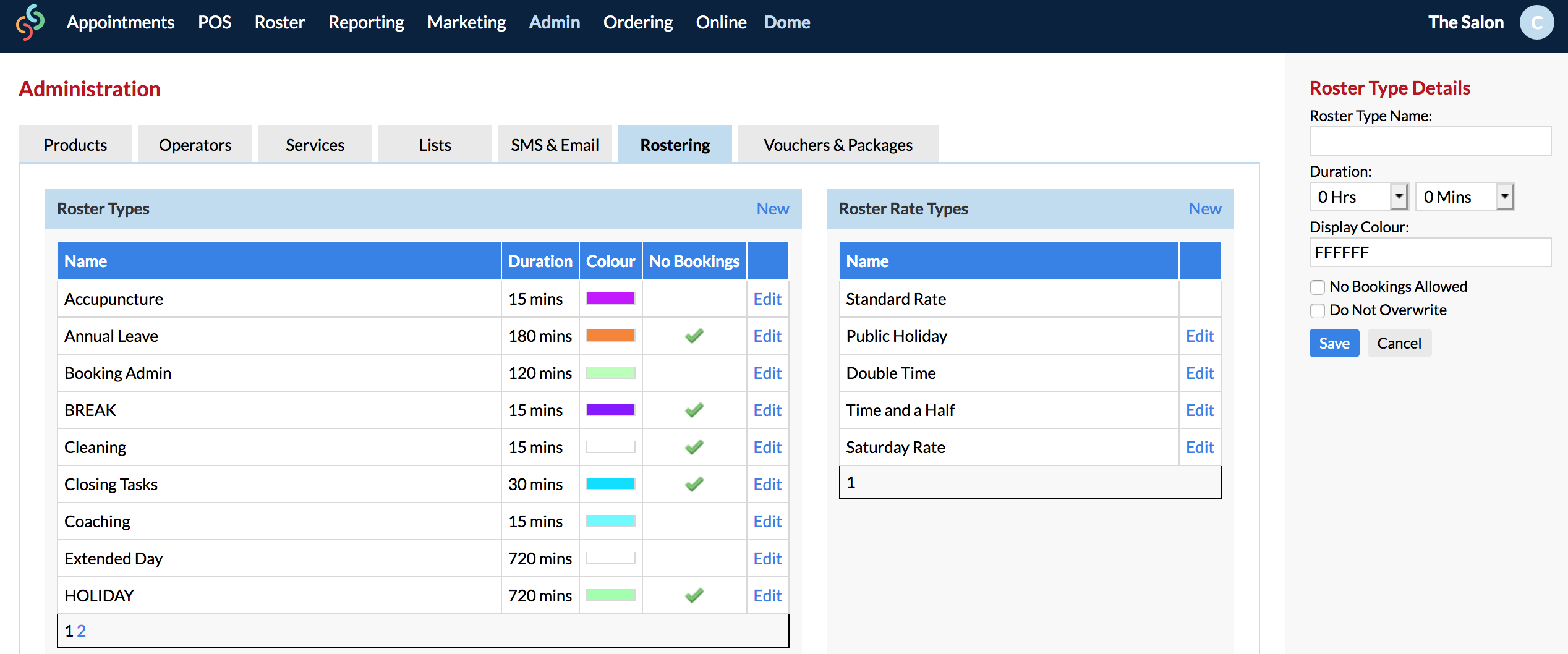 Advanced Rostering (Part 1)—Roster Types & Operator Hours – Simple Salon